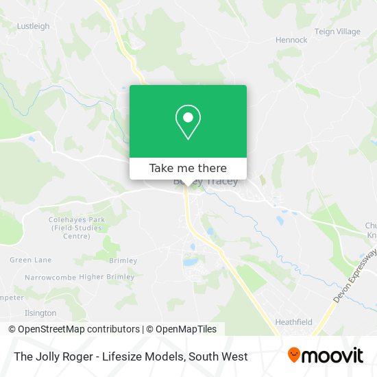 The Jolly Roger - Lifesize Models map
