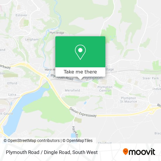 Plymouth Road / Dingle Road map