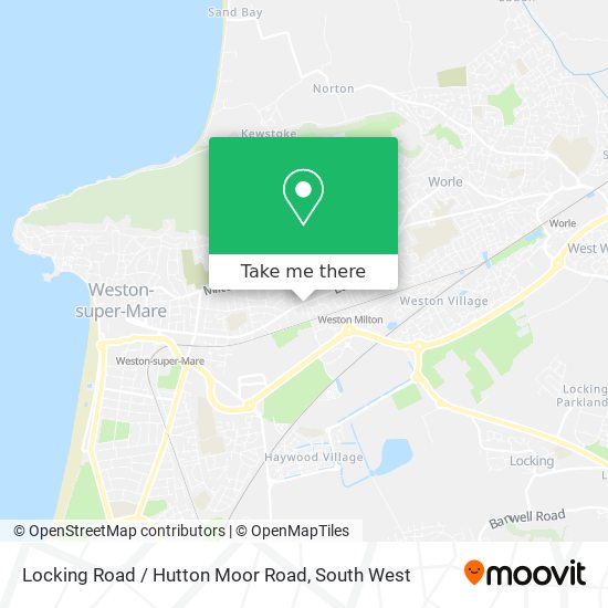 Locking Road / Hutton Moor Road map
