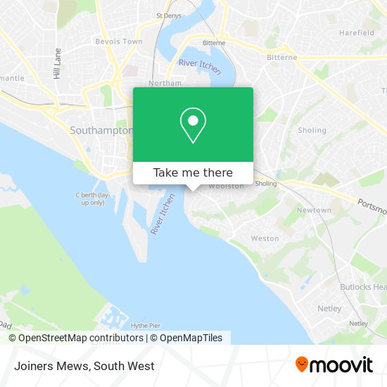 Joiners Mews map