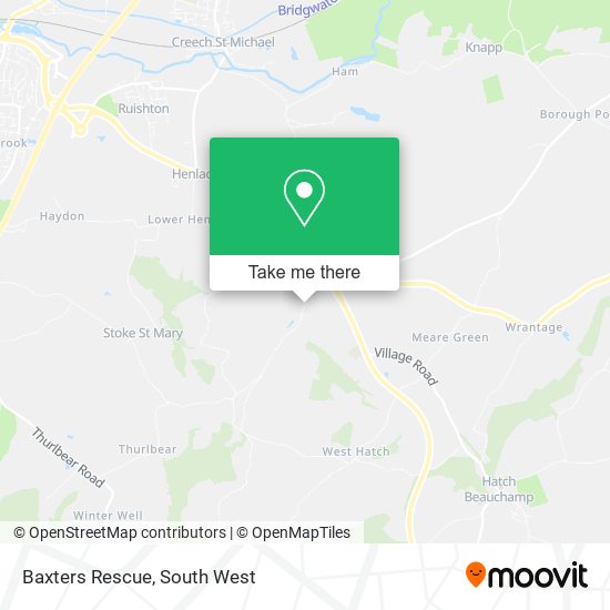 Baxters Rescue map