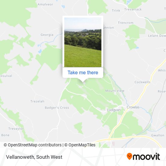 Vellanoweth map