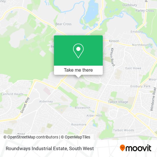 Roundways Industrial Estate map