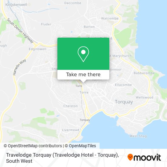 Travelodge Torquay (Travelodge Hotel - Torquay) map