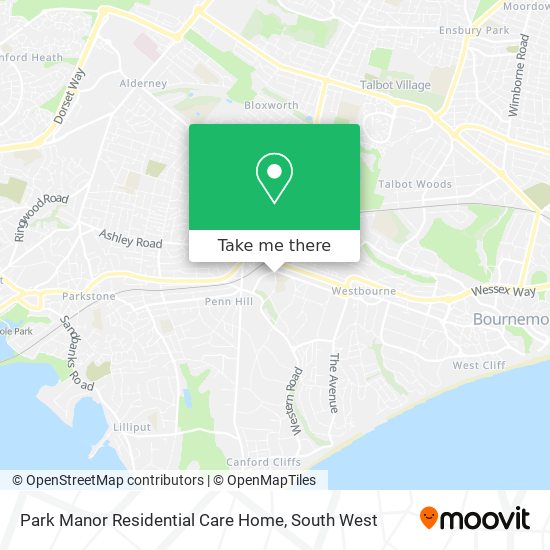 Park Manor Residential Care Home map