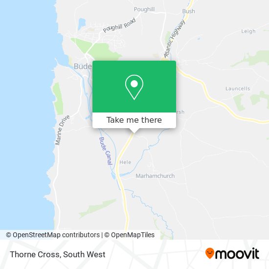 Thorne Cross map