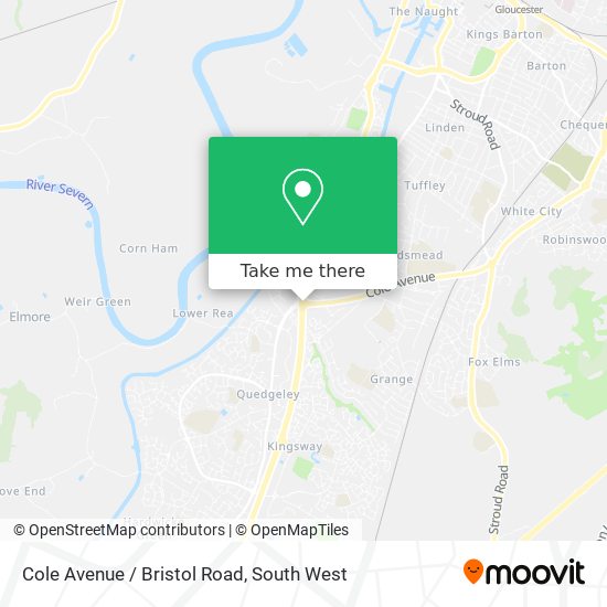 Cole Avenue / Bristol Road map