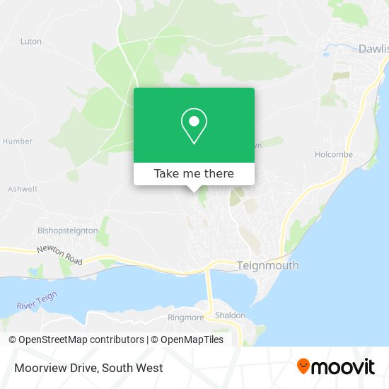 Moorview Drive map