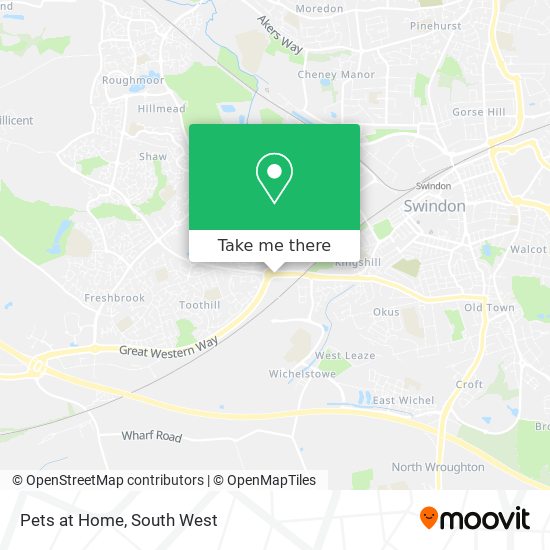 Pets at Home map