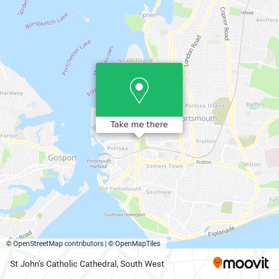 St John's Catholic Cathedral map