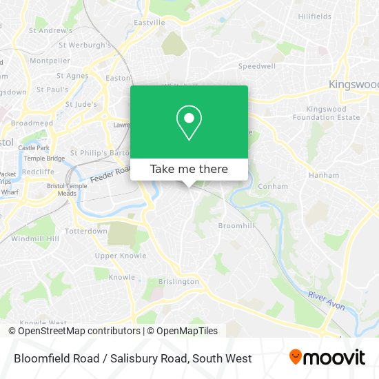 Bloomfield Road / Salisbury Road map