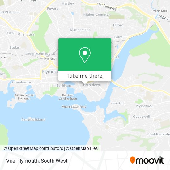 Vue Plymouth map