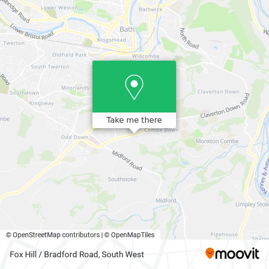 Fox Hill / Bradford Road map