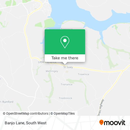 Banjo Lane map