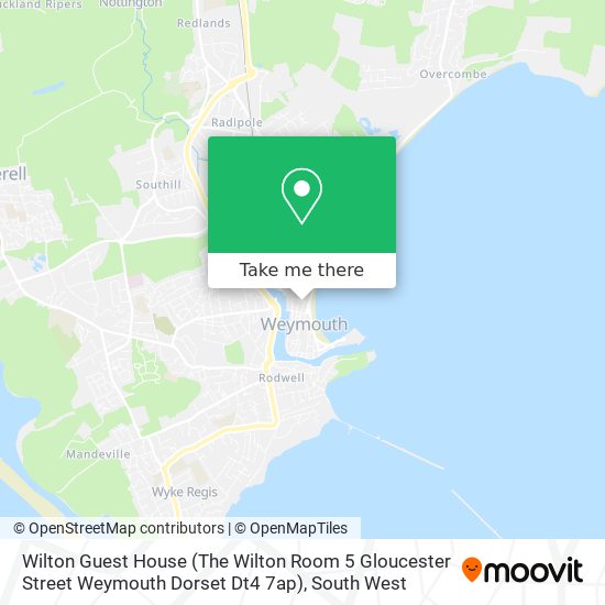 Wilton Guest House (The Wilton Room 5 Gloucester Street Weymouth Dorset Dt4 7ap) map