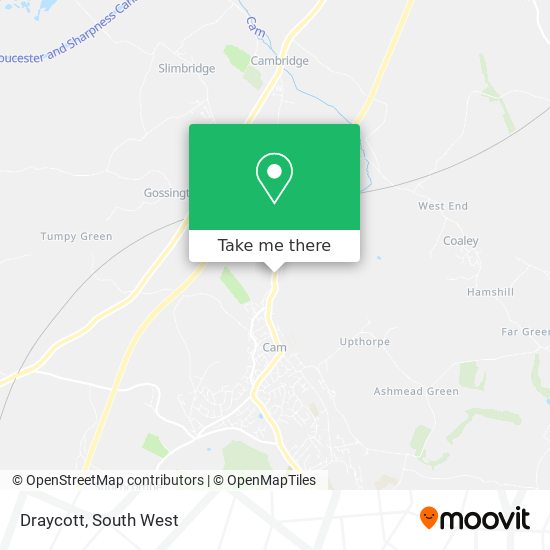 Draycott map
