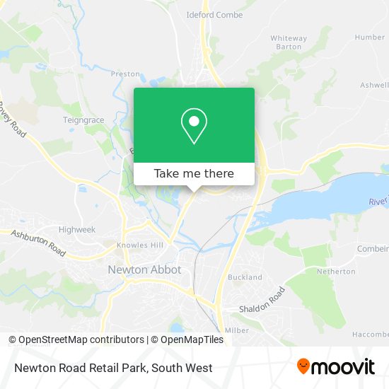 Newton Road Retail Park map