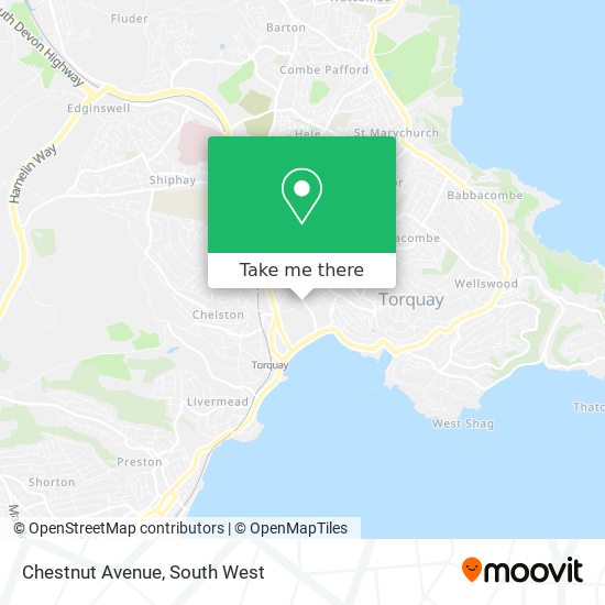 Chestnut Avenue map