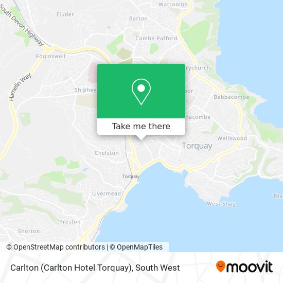 Carlton (Carlton Hotel Torquay) map