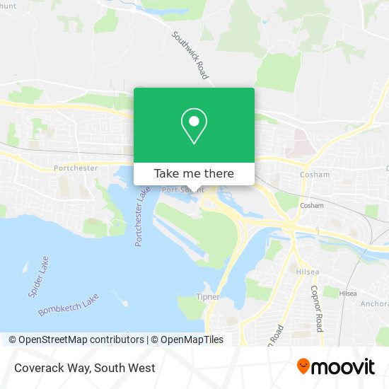 Coverack Way map