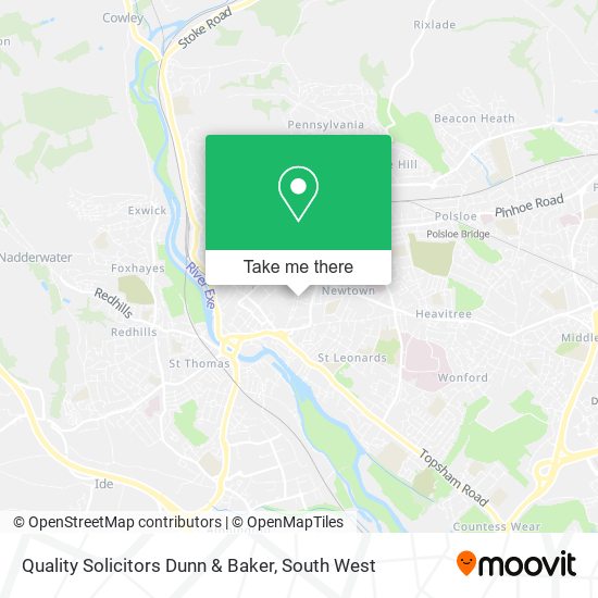 Quality Solicitors Dunn & Baker map