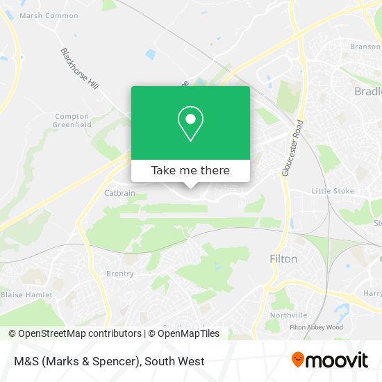 M&S (Marks & Spencer) map