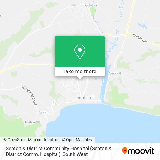 Seaton & District Community Hospital map