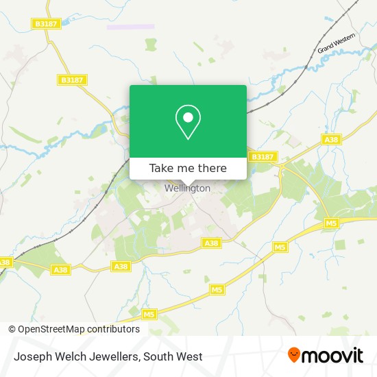 Joseph Welch Jewellers map