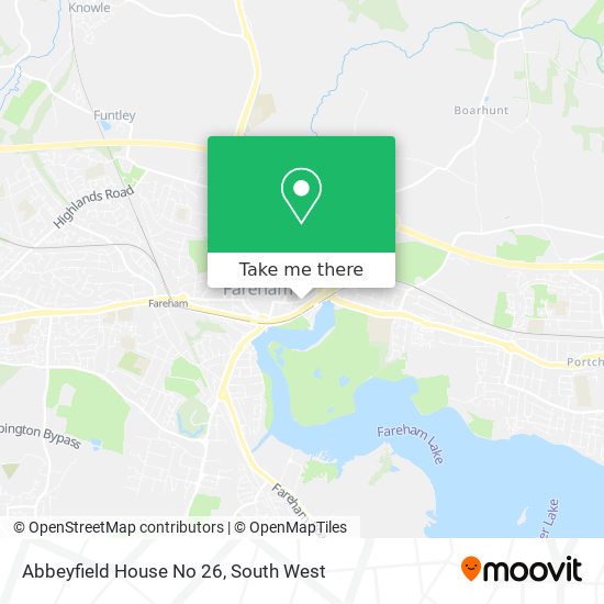 Abbeyfield House No 26 map