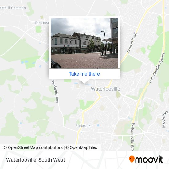 Waterlooville map