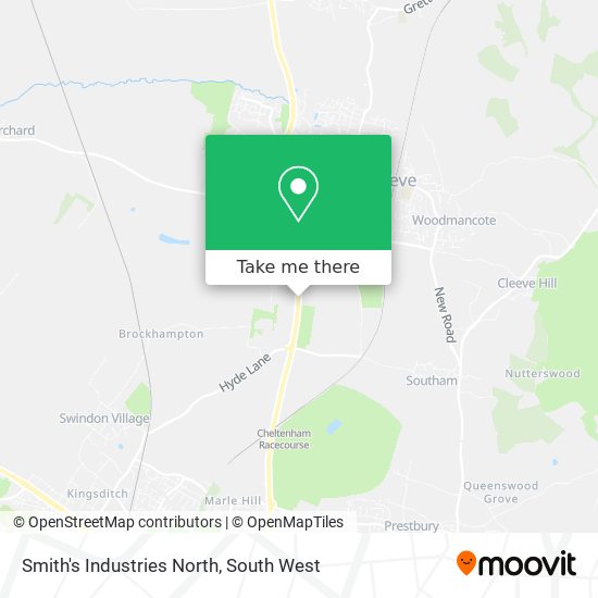 Smith's Industries North map