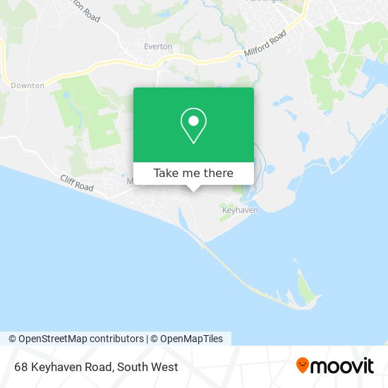 68 Keyhaven Road map