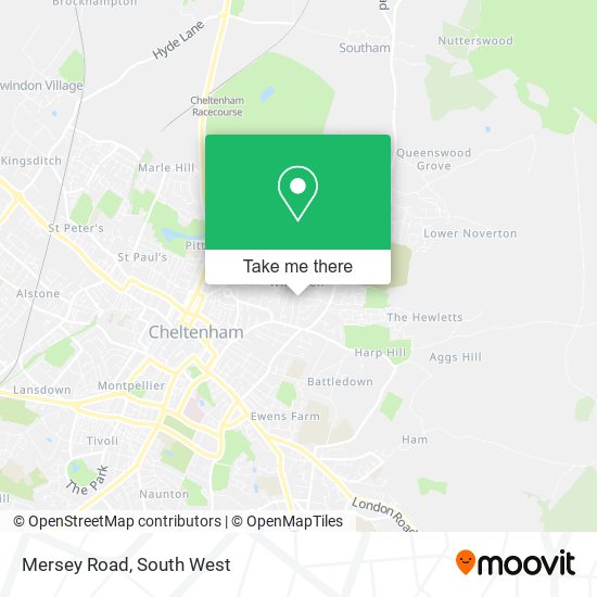 Mersey Road map