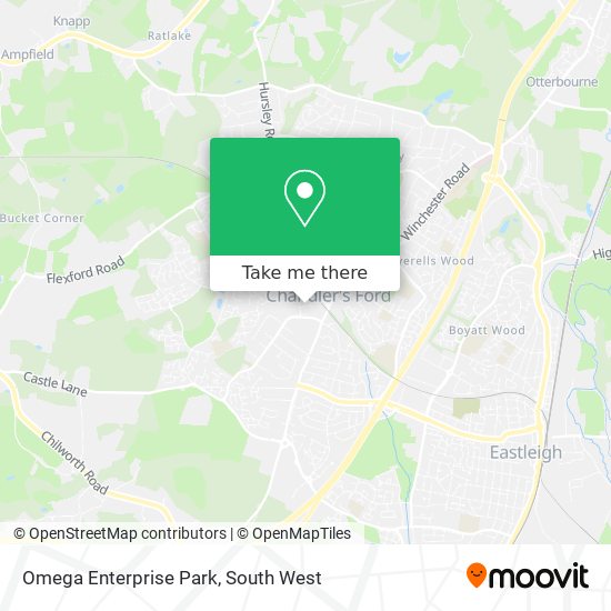 Omega Enterprise Park map