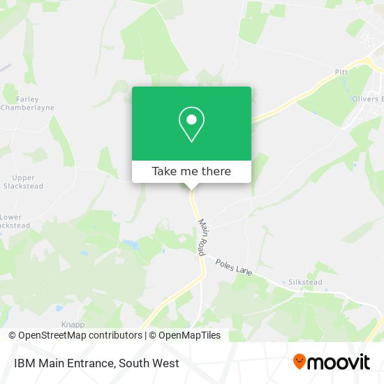 IBM Main Entrance map