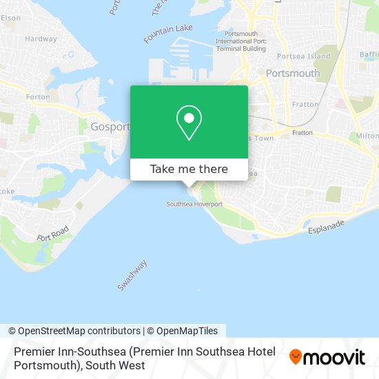 Premier Inn-Southsea (Premier Inn Southsea Hotel Portsmouth) map