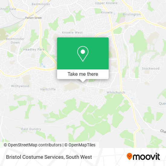 Bristol Costume Services map