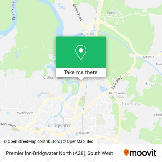 Premier Inn-Bridgwater North (A38) map