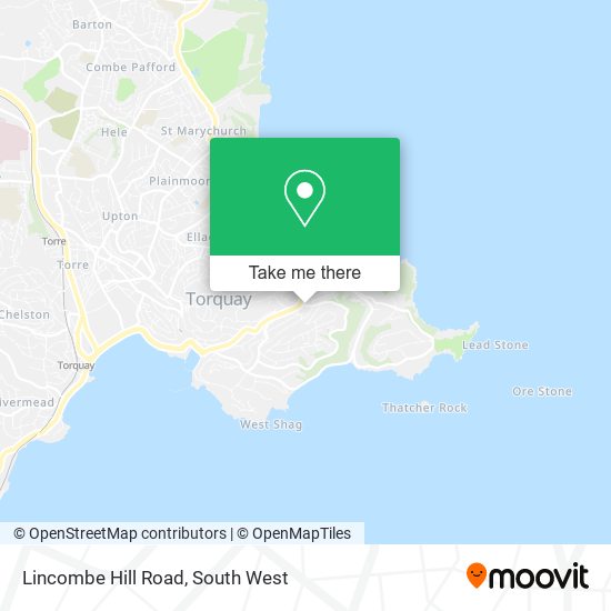 Lincombe Hill Road map