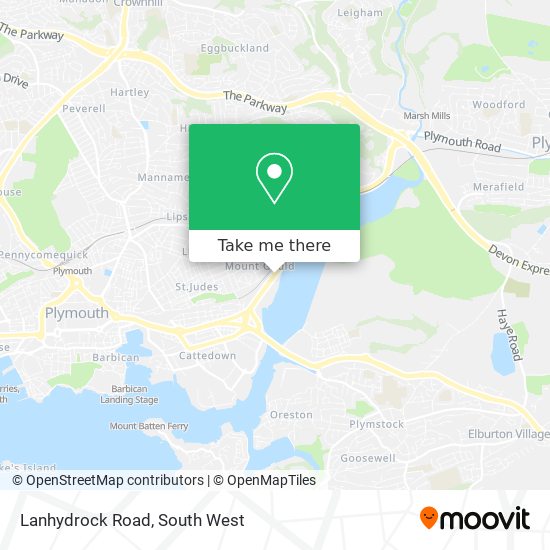 Lanhydrock Road map
