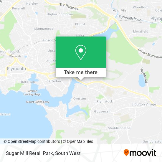 Sugar Mill Retail Park map