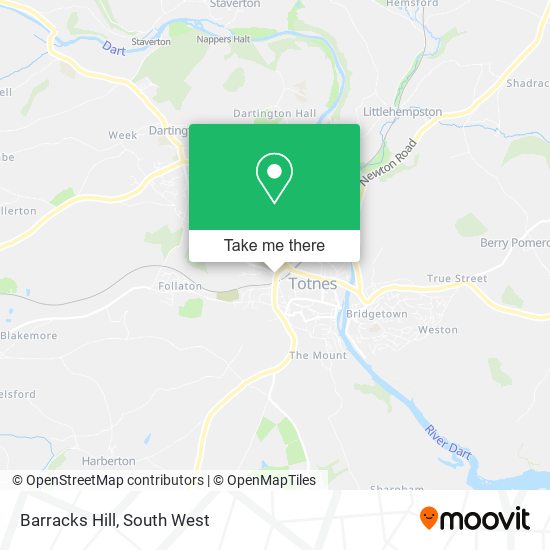 Barracks Hill map