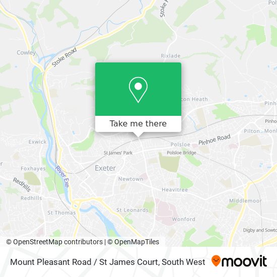 Mount Pleasant Road / St James Court map