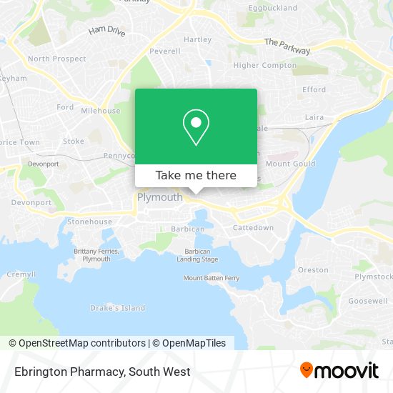 Ebrington Pharmacy map