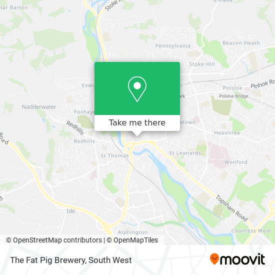 The Fat Pig Brewery map