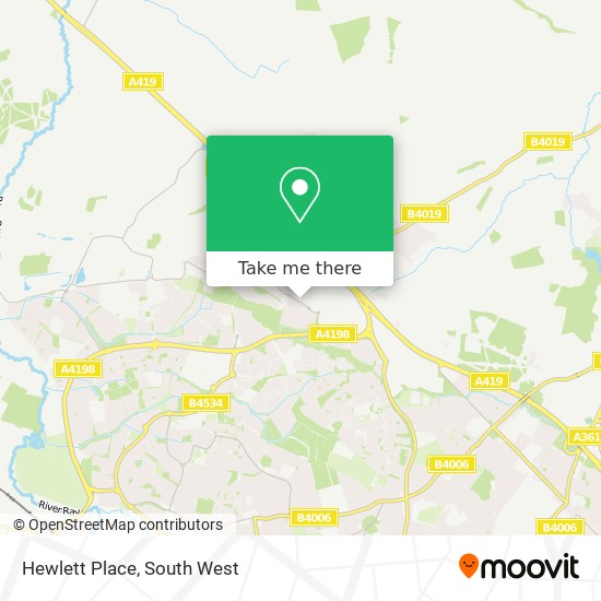 Hewlett Place map