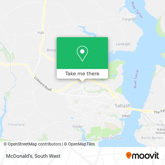 McDonald's map