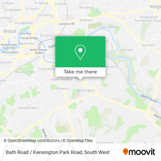 Bath Road / Kensington Park Road map