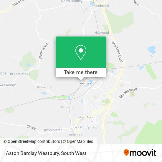 Aston Barclay Westbury map