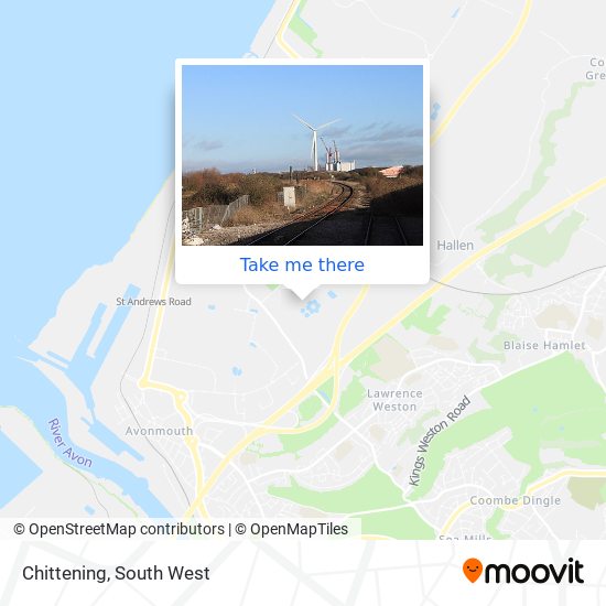 Chittening map
